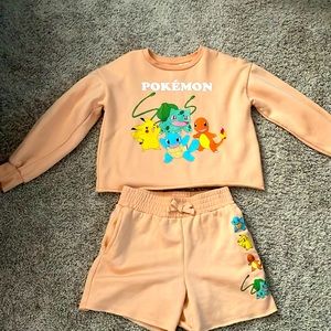 Pokémon matching pajama set |Girls size 10/12|